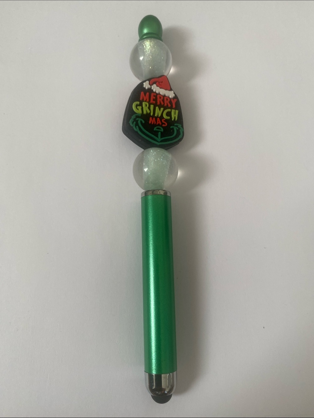 Hand Crafted Green Merry Grinch-mas Stylus Pen